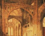 Interior of Salisbury Cathedral - 约瑟夫·玛罗德·威廉·透纳